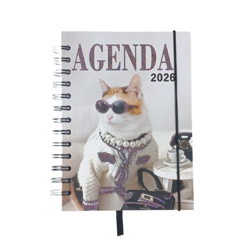 Agenda 2026 Gatinhos 12,9x17,9cm em Papel Interponte