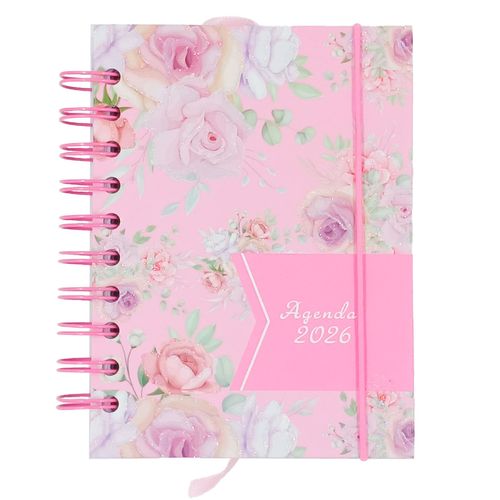 Agenda 2026 Floral 10,5x14cm em Papel Interponte