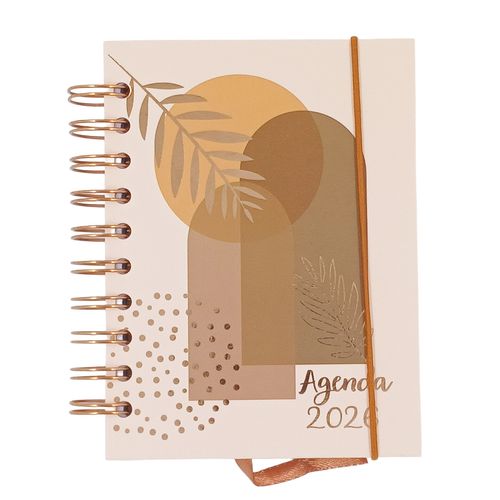 Agenda 2026 Folhas 10,5x14cm em Papel Interponte