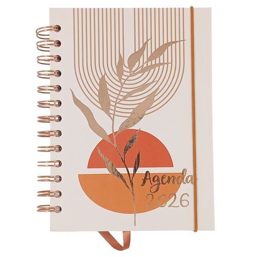 Agenda 2026 Folhas 12,9x17,9cm em Papel Interponte