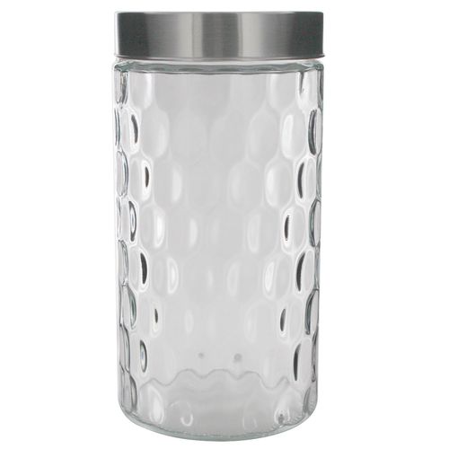 Pote Circulo C/ Tampa 1,5L em Vidro Livon