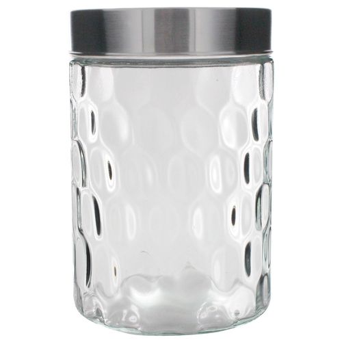 Pote Circulo C/ Tampa 1L em Vidro Livon