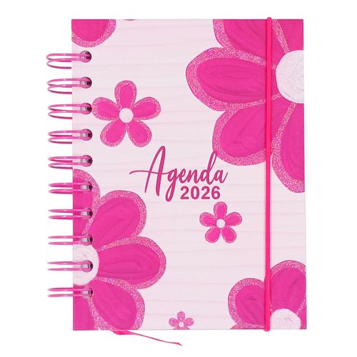 Agenda 2026 Flores 10,5x14cm em Papel Interponte