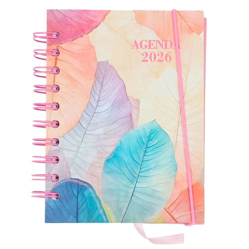 Agenda 2026 Folhagem 10,5x14,2cm em Papel Interponte