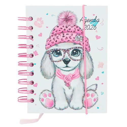 Agenda 2026 Cachorrinhos 12,9x17,9cm em Papel Interponte