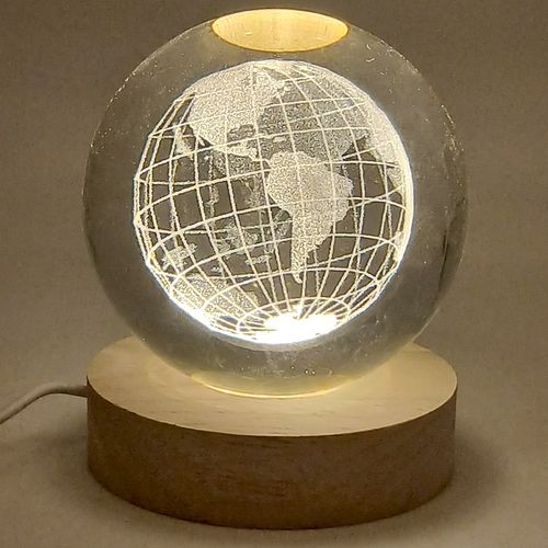 Luminária Globo LED Decorativa 8cm em Vidro Charti