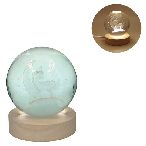 Luminária Globo LED Decorativa 6cm em Vidro Charti