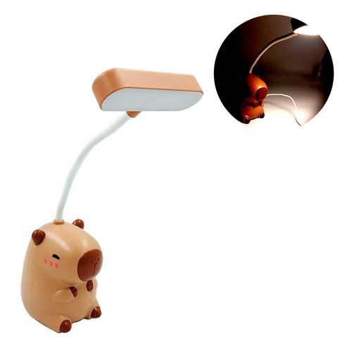 Luminária de Mesa Capivara 21cm em Plástico Charti