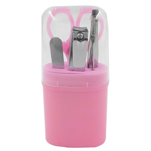 Kit Manicure C/ Estojo 5 Peças em Aço Inox Imporiente