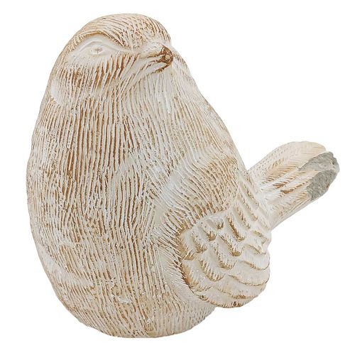 Pássaro Shaded Decorativo 13x10cm em Cimento Mai Home