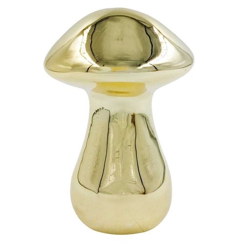 Cogumelo Decorativo 9cm em Cerâmica Mai Home
