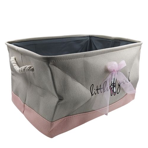 Cesto Organizador Infantil 40x23cm em Poliéster Kehome