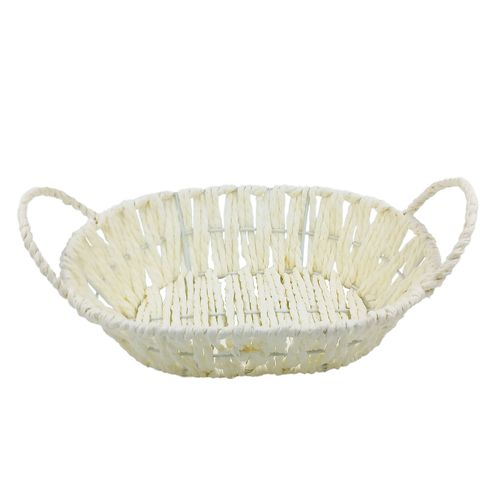 Cesta Oval P/ Pães 25x6cm em Papel Casita