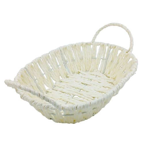 Cesta Oval P/ Pães 25x6cm em Papel Casita