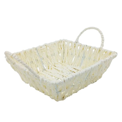 Cesta Quadrada P/ Pães 19x6cm em Papel Casita