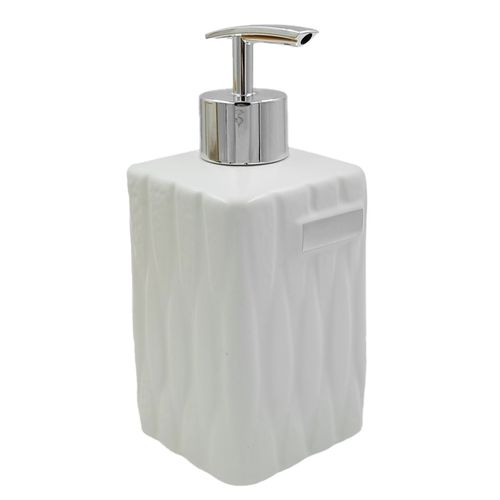 Kit Banheiro C/ Suporte Bambu 2 Peças em Porcelana Amigold