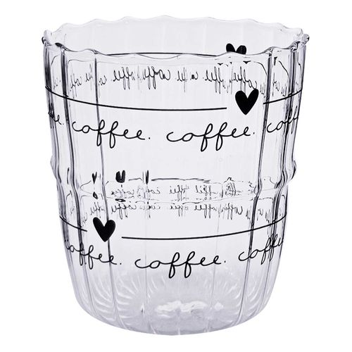 Copo Coffee 330ml em Vidro Lila Home