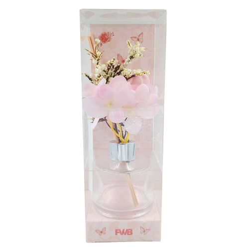 Frasco P/ Difusor C/ Flor 130ml em Vidro FWB