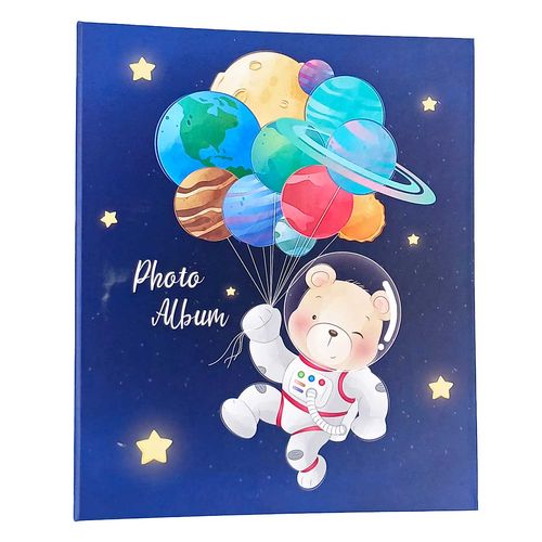 Álbum de Fotos Ursinho 80 Fotos 10x15cm em Papel Sanxia