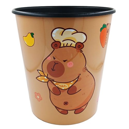 Lixeira Capivara 25,5x24cm em Plástico FWB