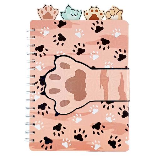 Bloco de Anotação Gatinho 24x16cm em Papel Megagift