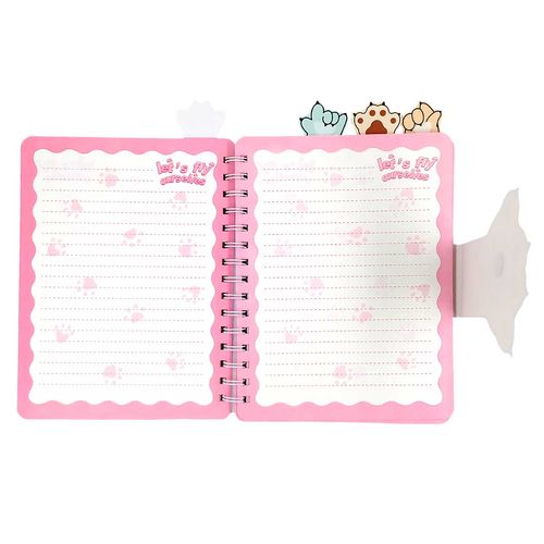 Bloco de Anotação Gatinho 24x16cm em Papel Megagift