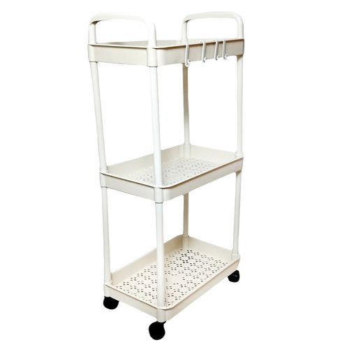 Estante Organizadora C/ Rodas 71x35cm em Plástico Moment