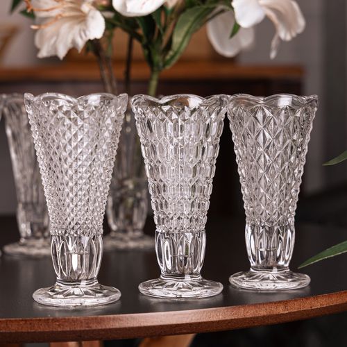 Vaso Decorativo 12x6cm em Cristal Wolff