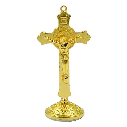 Crucifixo Jesus Crucificado 9,5cm em Metal Taimes