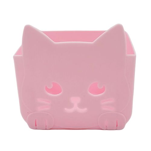 Organizador Multiuso Gatinho 9x9,5cm em Plástico Interponte