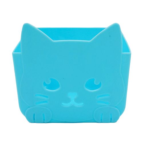 Organizador Multiuso Gatinho 9x9,5cm em Plástico Interponte