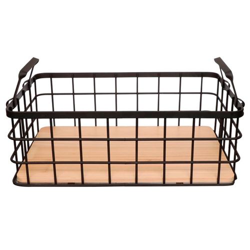 Fruteira De Mesa Retangular 33,5x22,5cm em Ferro Hauskraft