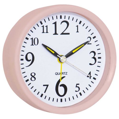 Relógio de Mesa Analógico 9,6cm em Plástico Livon