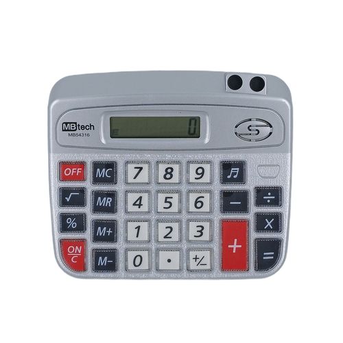 Calculadora de Mesa 8 Dígitos 14,5x12cm em Plástico MBtech