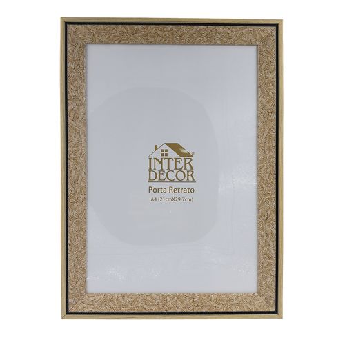 Porta Retrato Decorativo A4 21x29,7cm em Plástico Interponte