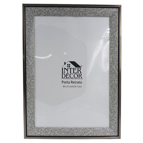 Porta Retrato Decorativo A4 21x29,7cm em Plástico Interponte