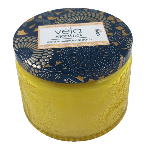 Vela Aromática Decorativa 7x5cm em Vidro Livon