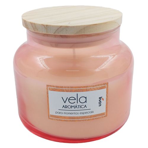 Vela Aromática C/ Suporte 9x8cm em Vidro Livon