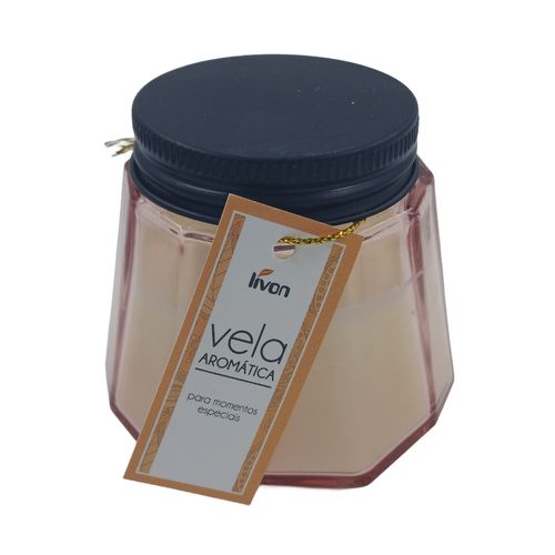 Vela Aromática Decorativo 7x7cm em Vidro Livon