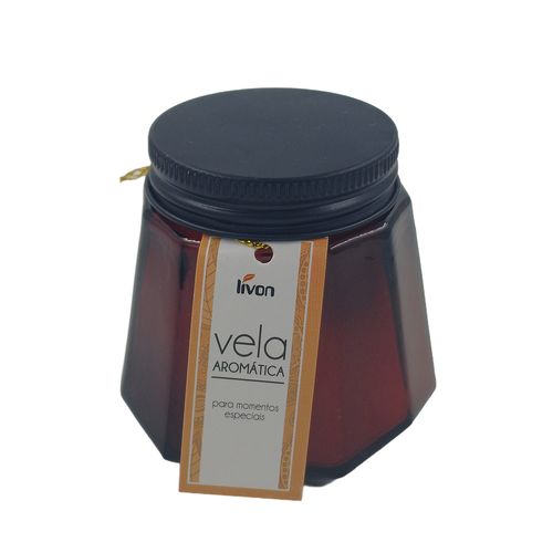 Vela Aromática Decorativo 7x7cm em Vidro Livon
