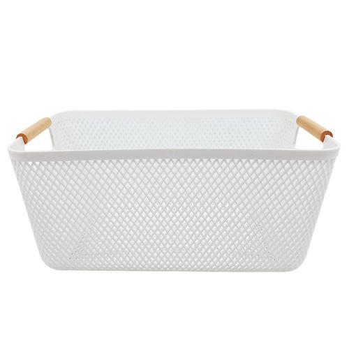 Cesto Organizador C/ Alça 33x22cm em Plástico Livon