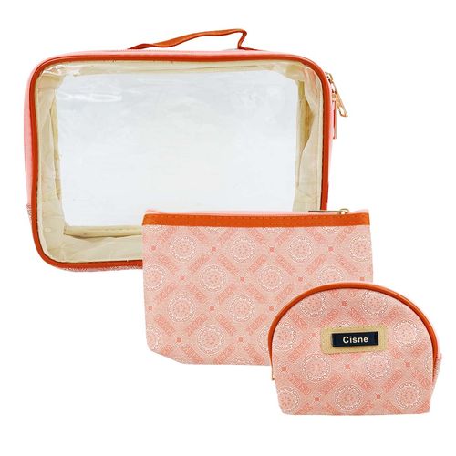 Kit Nécessaire 3 Peças em Poliéster Rubys