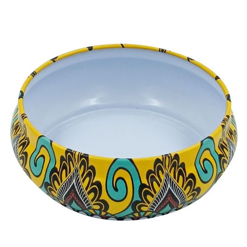 Porta Joias Estampada 9x3,5cm em Metal Youbai