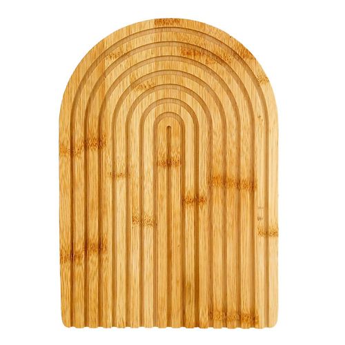 Bandeja Curve 28x20cm em Bambu Fu Xing