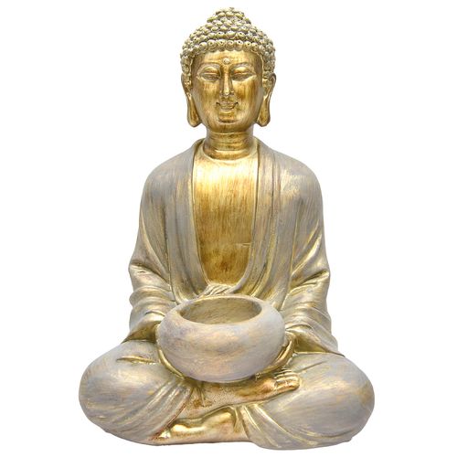Buda Decorativo 22,5cm em Resina Brascontinental