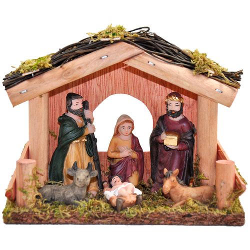 Presépio Decorativo 15x11cm em Resina Rio Master