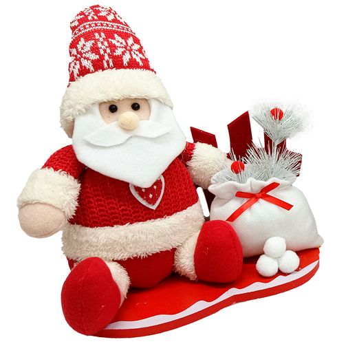 Boneco Natalino Decorativo 28cm em Poliéster Rio Master