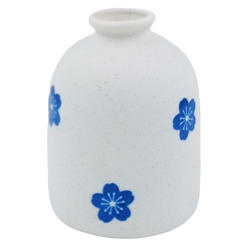 Vaso Flor de Cerejeira 9,5cm em Cerâmica Brascontinental