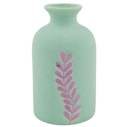 Vaso Flor de Cerejeira 7x12,5cm em Cerâmica Brascontinental