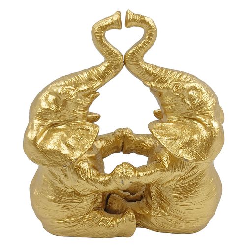 Elefante Decorativo 11,5x10cm em Resina Youbai